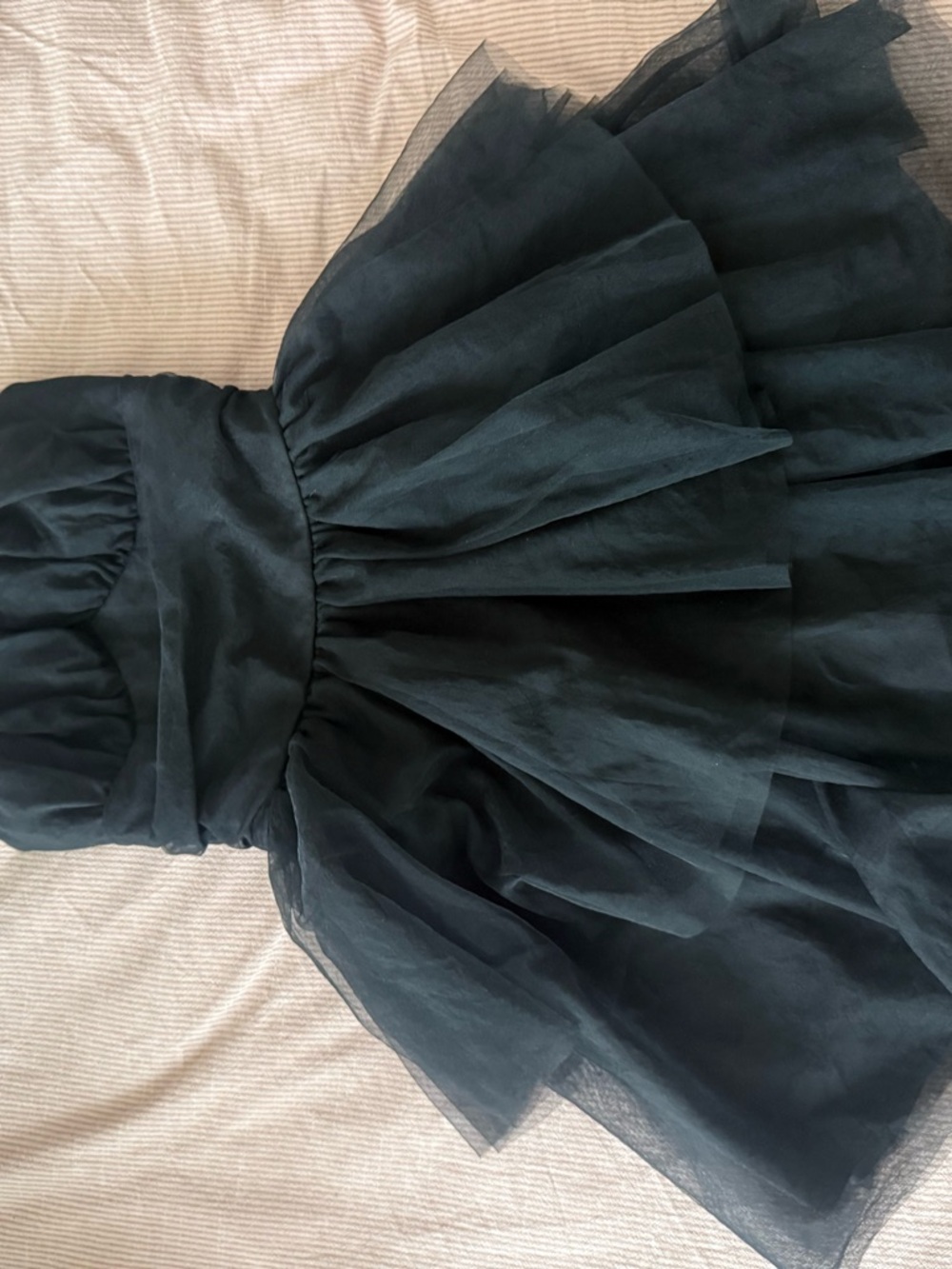ANDREE BY UNIT Black Layered Tulle Party Dress - Picture 5 of 10